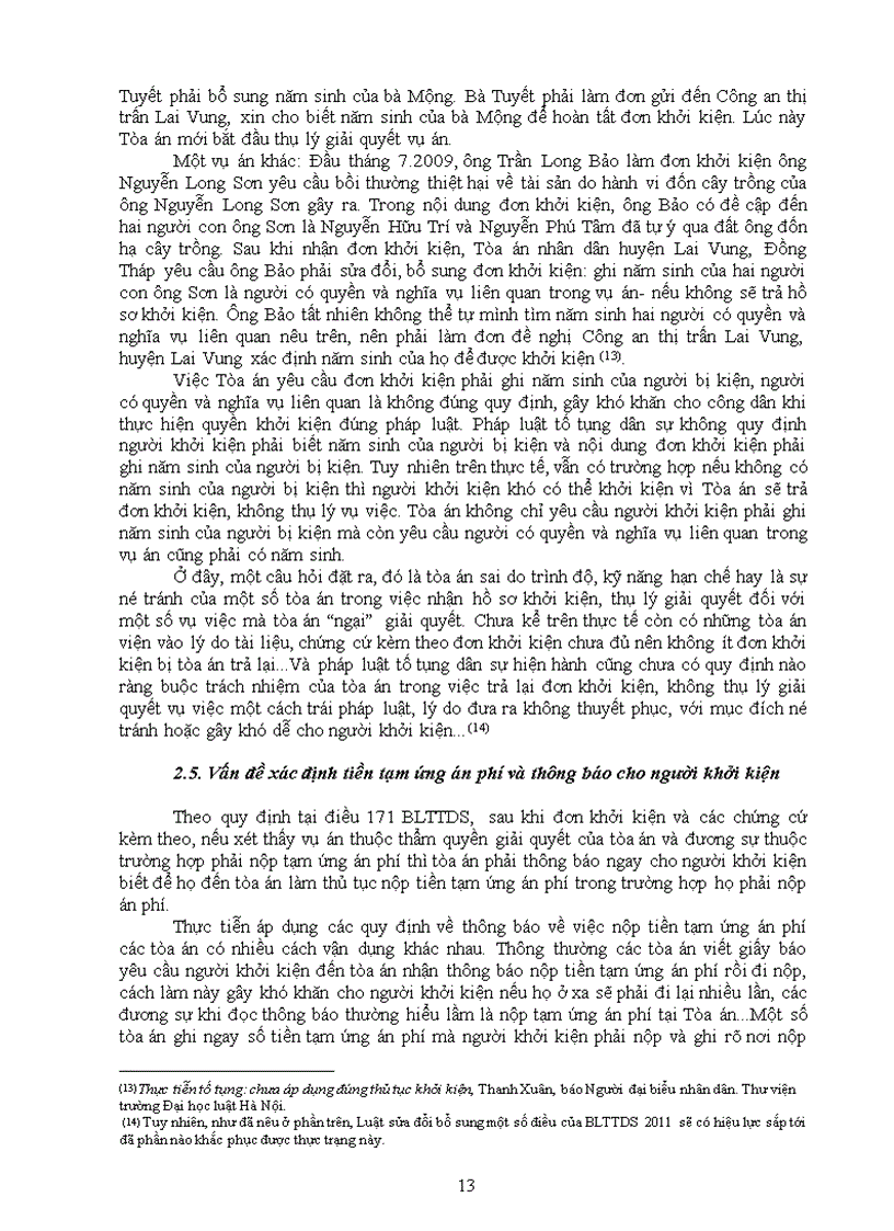 image for page Thụ lý trả lại đơn khởi kiện một số vấn đề lý luận và thực tiễn