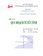 Quy hoạch tuyến tính