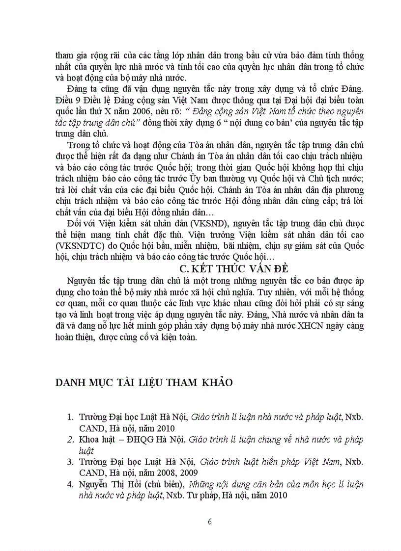 image for page Nguyên tắc tập trung dân chủ trong tổ chức và hoạt động của bộ máy nhà nước Liên hệ với Việt Nam