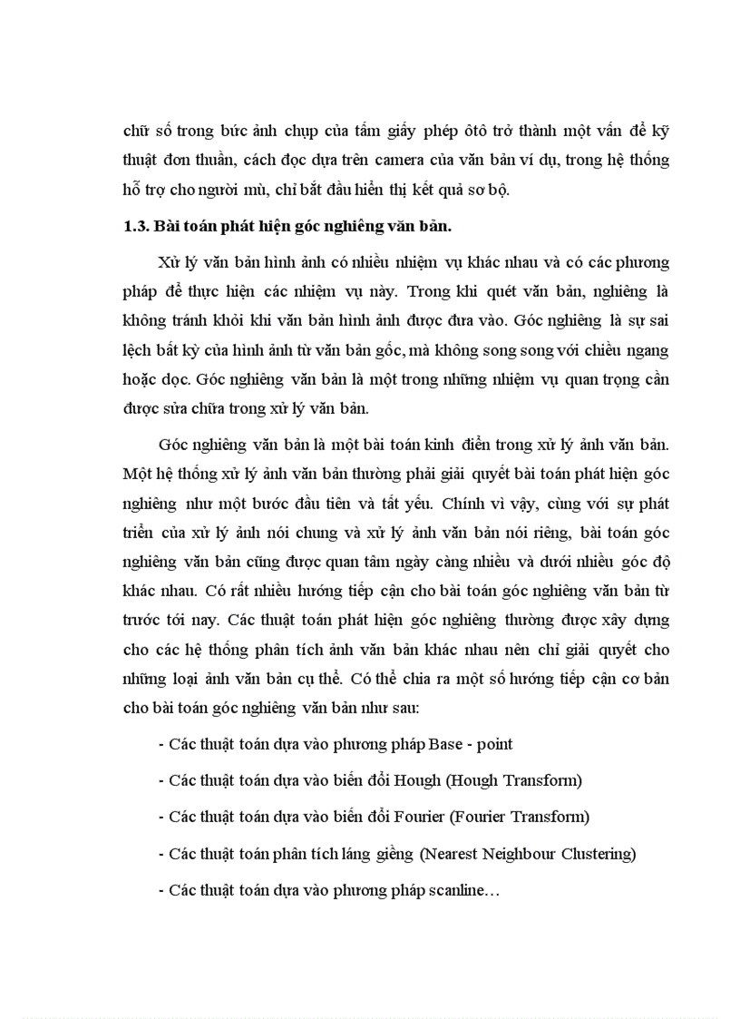 image for page Biến đổi Hough và ứng dụng phát hiện góc nghiêng văn bản