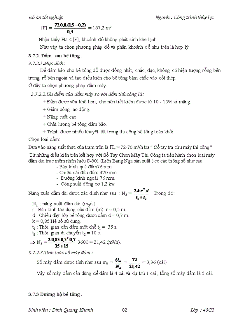 image for page Thiết kế tổ chức thi công bê tông công trình tràn xả lũ Hồ chứa nước Cửa Đạt