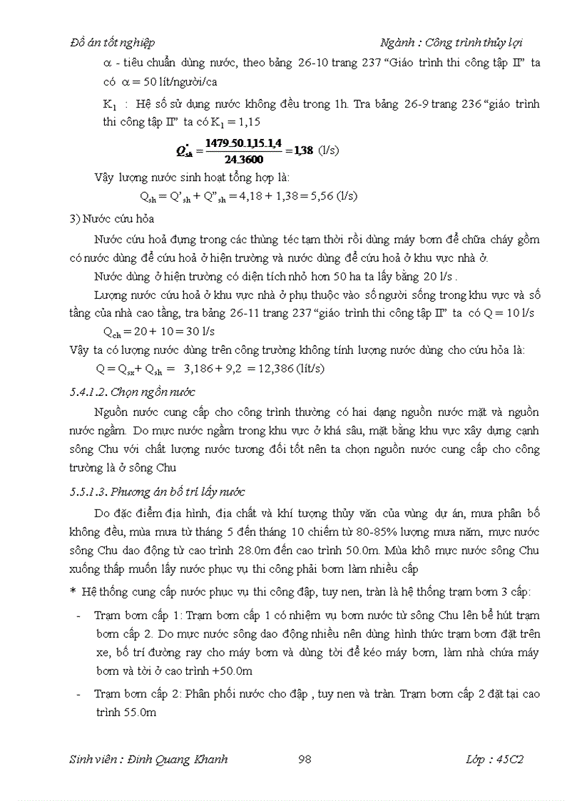 image for page Thiết kế tổ chức thi công bê tông công trình tràn xả lũ Hồ chứa nước Cửa Đạt
