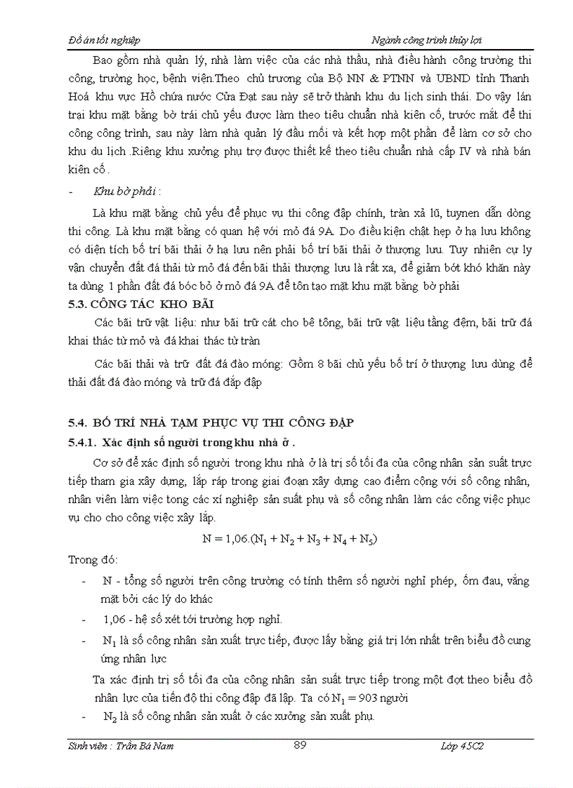 image for page Thiết kế tổ chức thi công đập chính hồ chứa nước Cửa Đạt