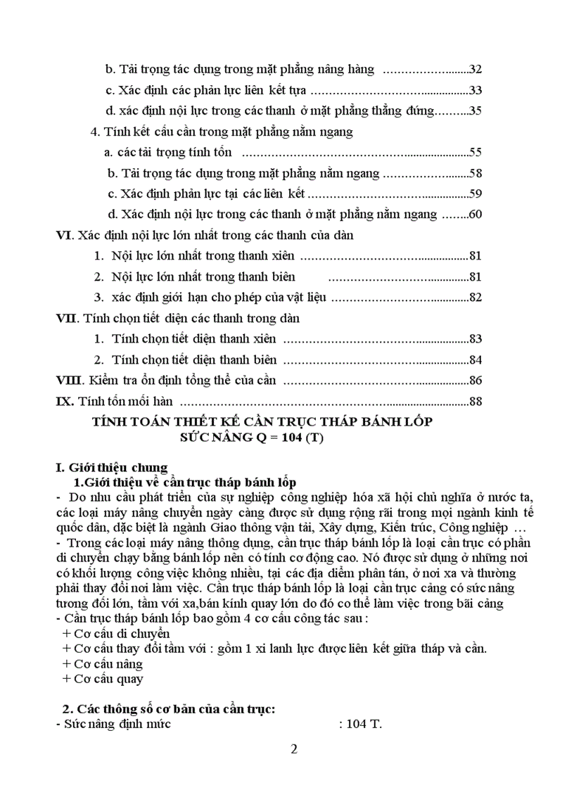 image for page Tính toán cần trục tháp bánh lốp sức nâng