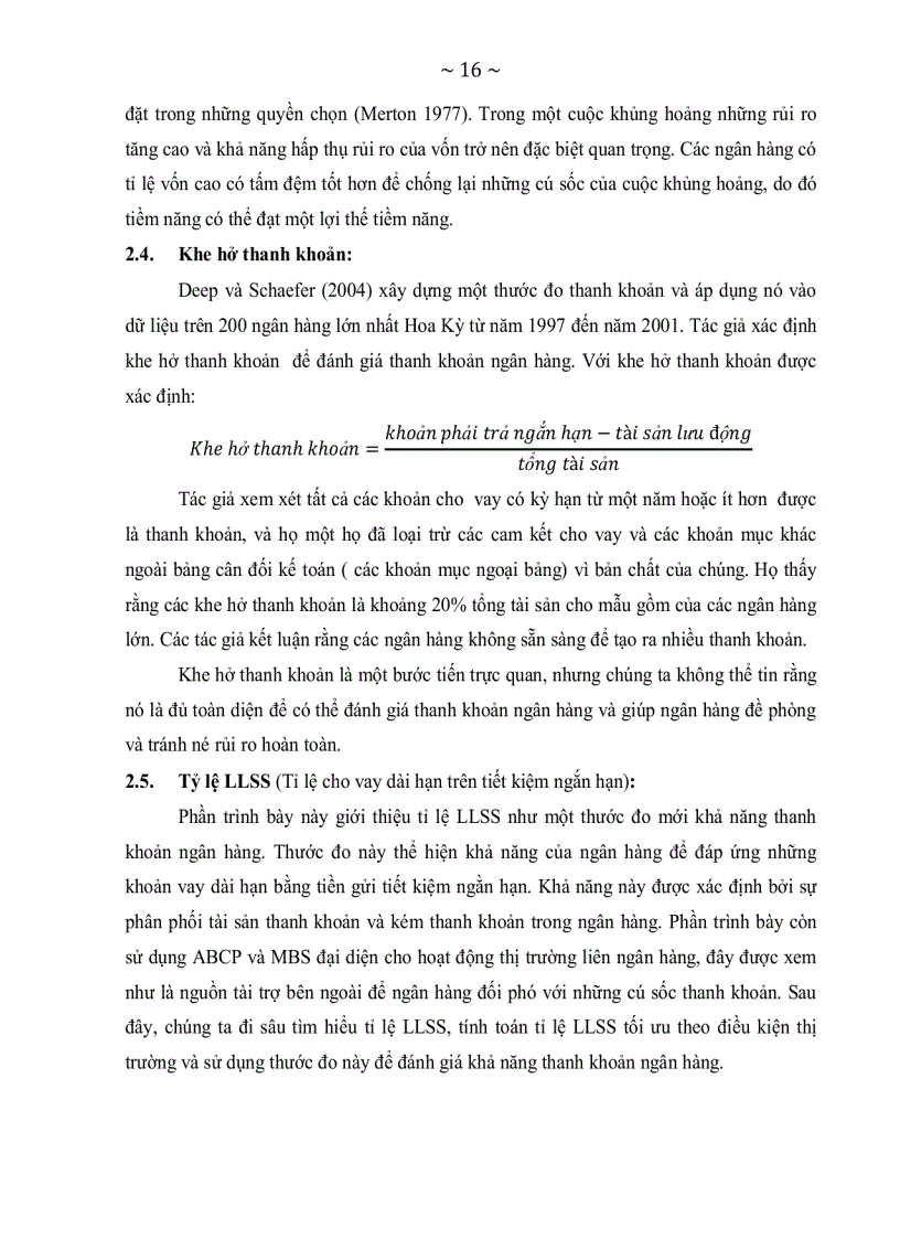 image for page Thanh khoản ngân hàng thương mại Định lượng giải pháp Thực tiễn thị trường Việt Nam trong những năm gần đây