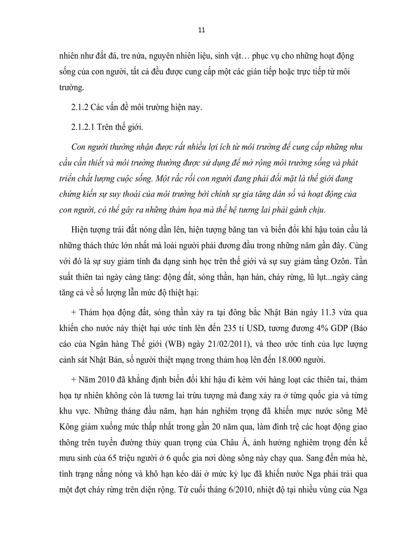 image for page Nhận thức của sinh viên đại học tại thành phố hồ chí minh về vấn đề môi trường