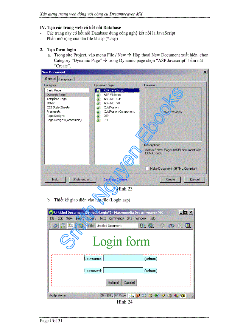 image for page Thiết kế trang web động với dreamwearmx