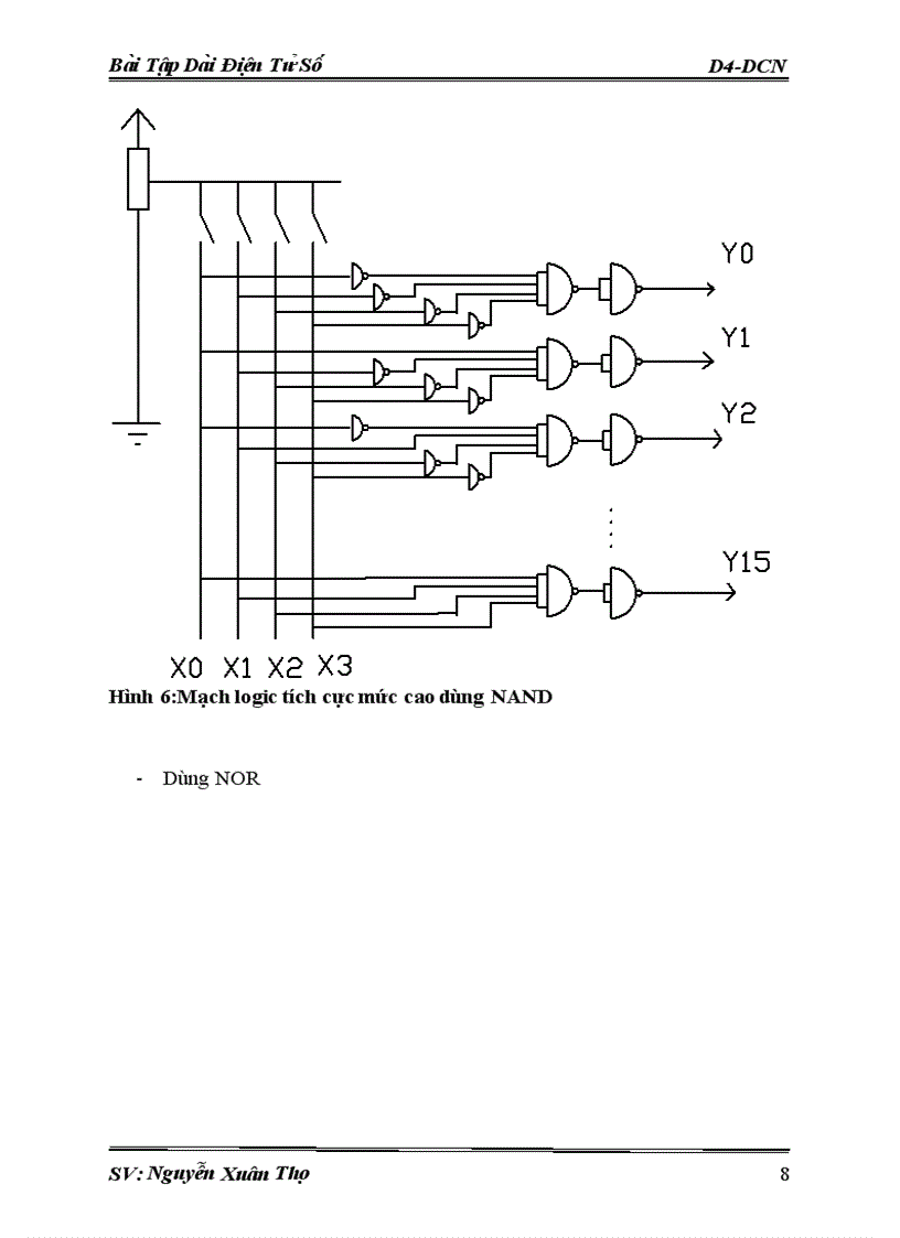 image for page Thiết kế bộ giải mã nhị phân 16 bit ra