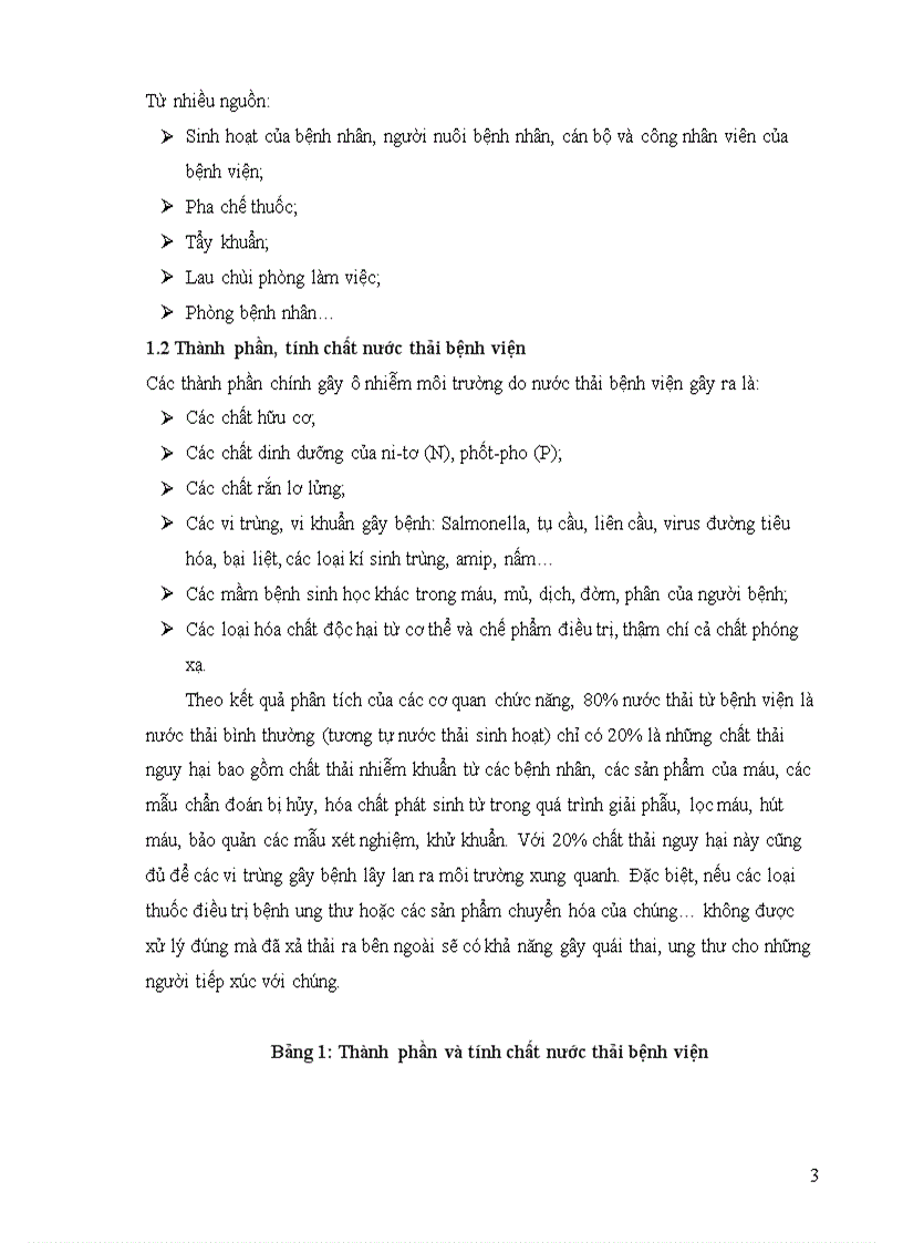 image for page Thiết kế hệ thống xử lý nước thải bệnh viện đạt tiêu chuẩn Việt Nam loại A