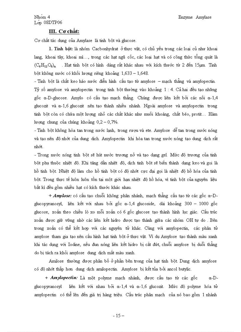 image for page Tổng quan về Enzyme Amylase