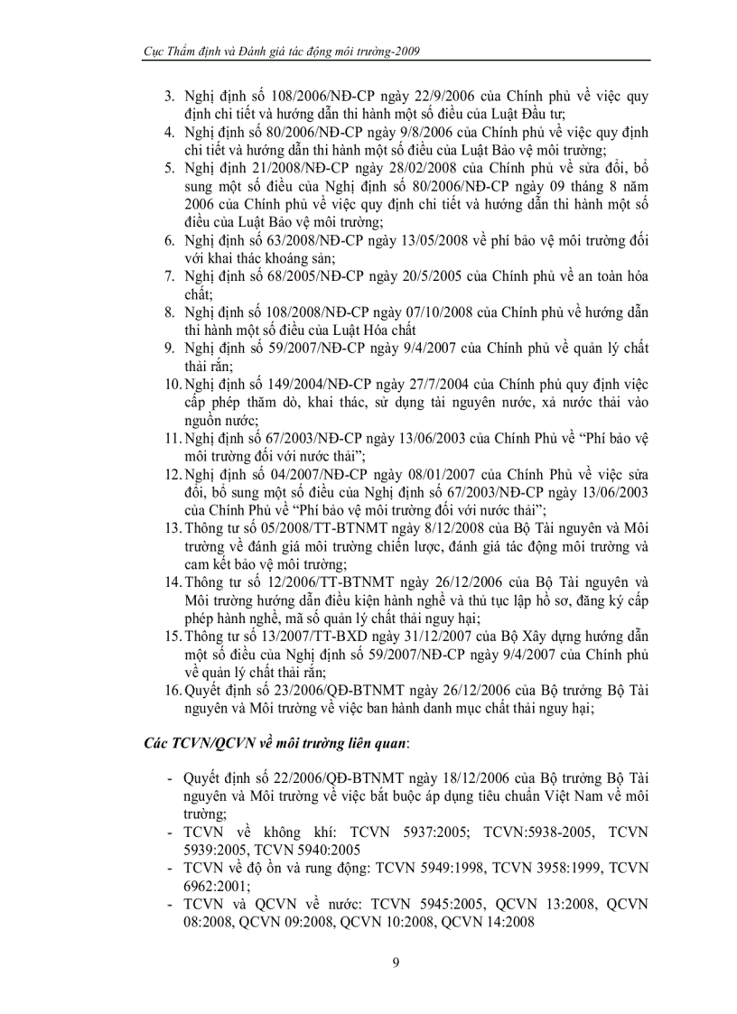 image for page Hướng dẫn lập báo cáo đánh giá tác động môi trường dự án dệt nhuộm