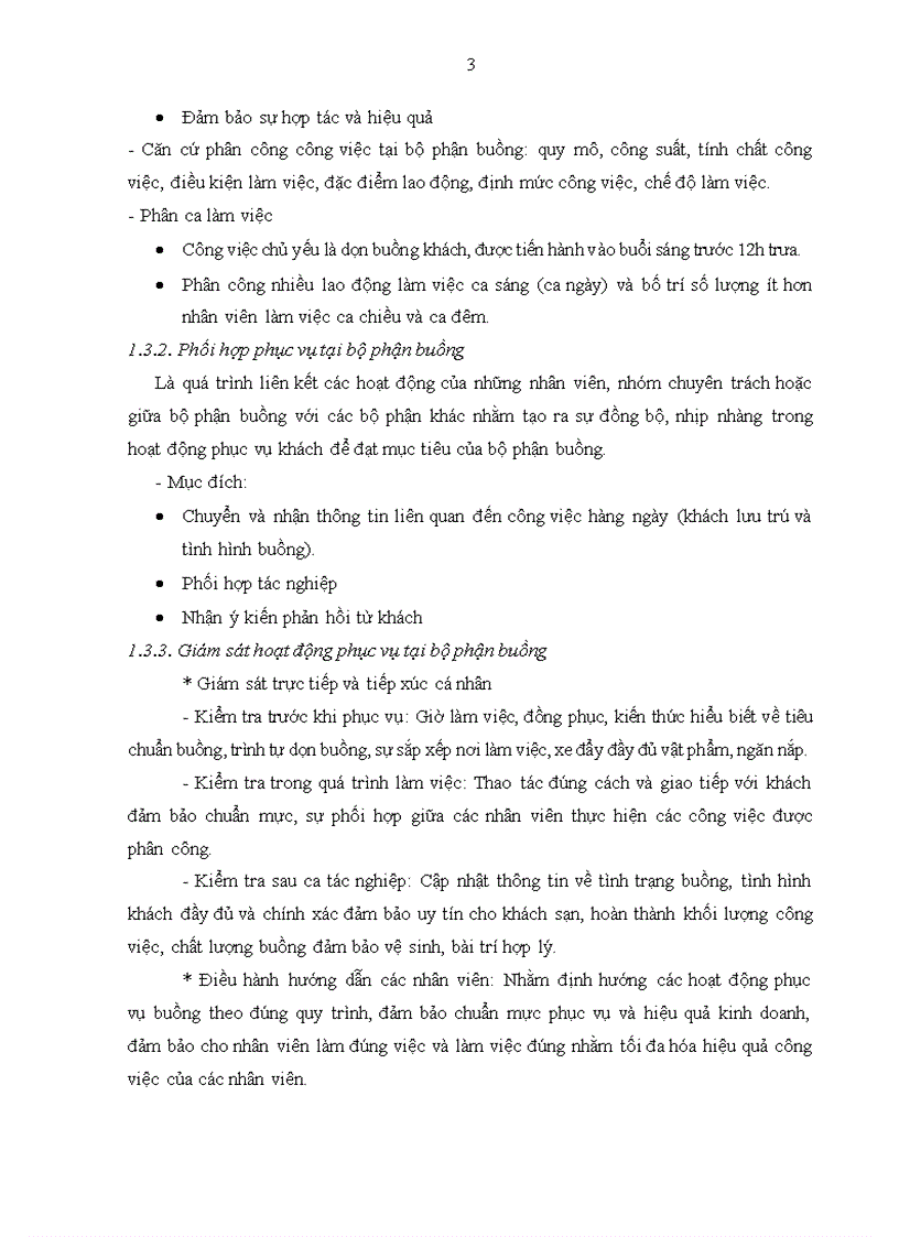 image for page Quản lý điều hành hoạt động phục vụ tại bộ phận buồng của khách sạn 3 sao Hồng Ngọc