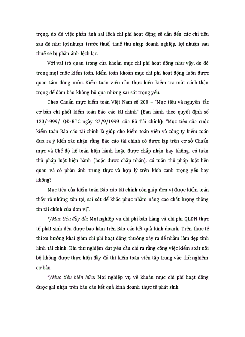 image for page KIểm toán khoản mục chi phí quản lý theo chương trình kiểm toán mẫu VACPA