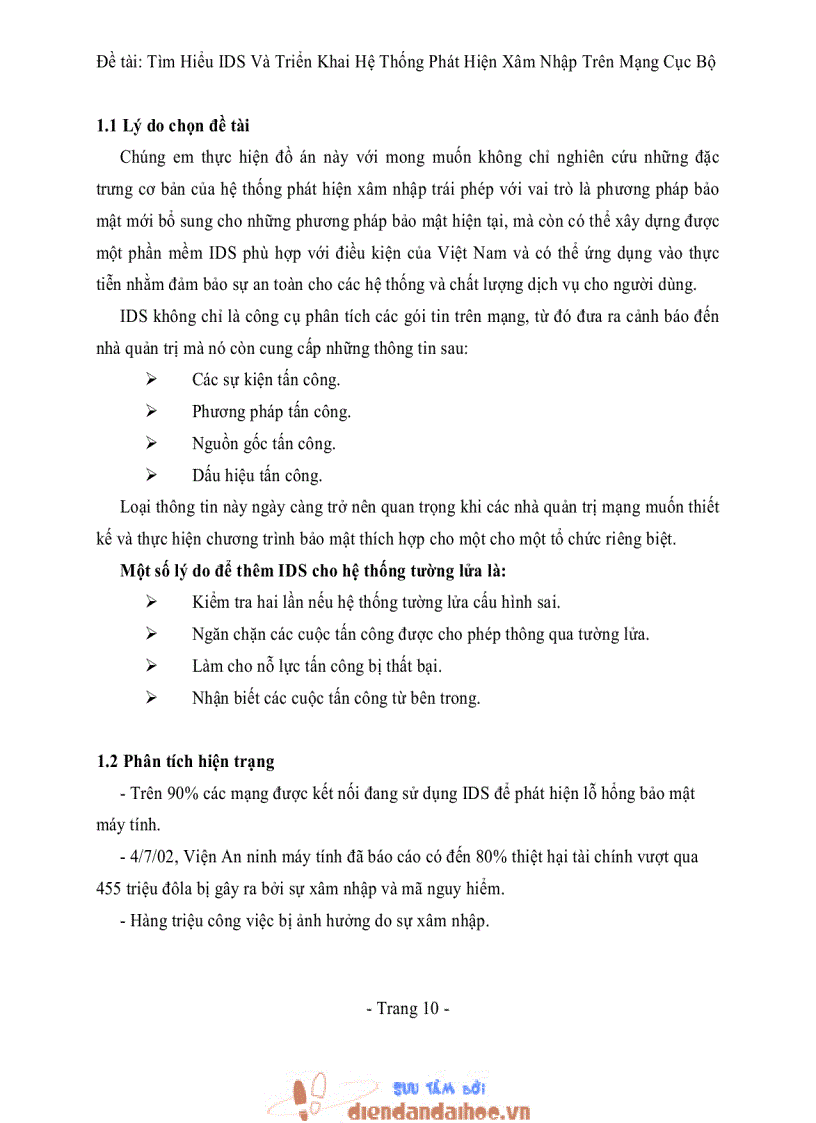 image for page Tìm Hiểu IDS Và Triển Khai Hệ Thống Phát Hiện Xâm Nhập Trên Mạng Cục Bộ