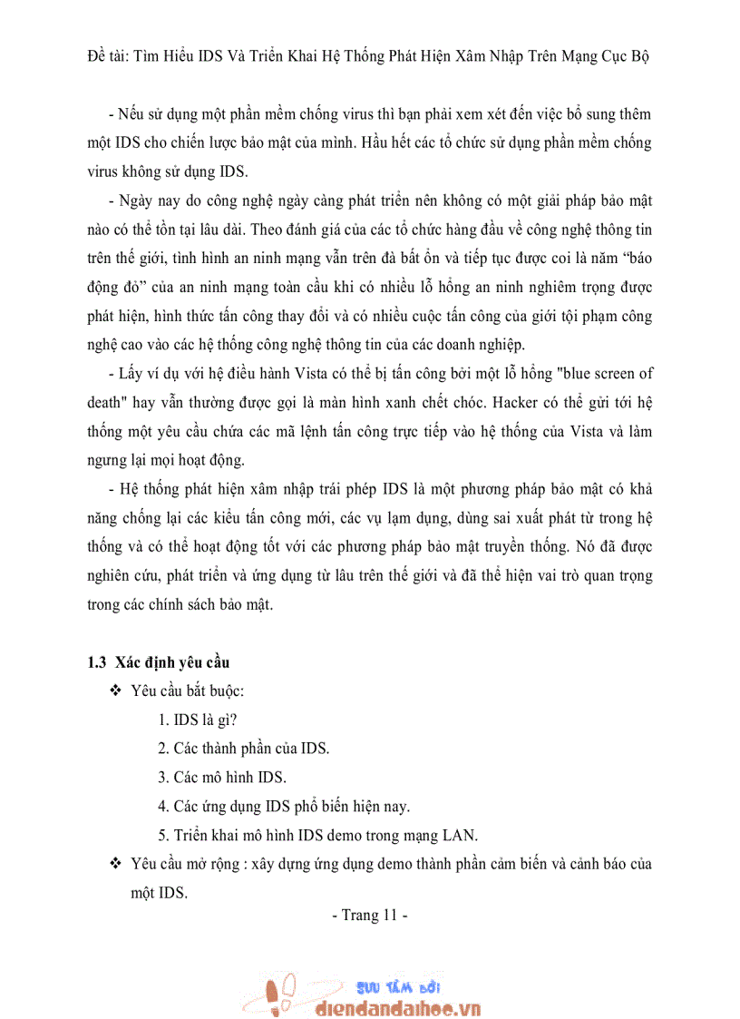 image for page Tìm Hiểu IDS Và Triển Khai Hệ Thống Phát Hiện Xâm Nhập Trên Mạng Cục Bộ