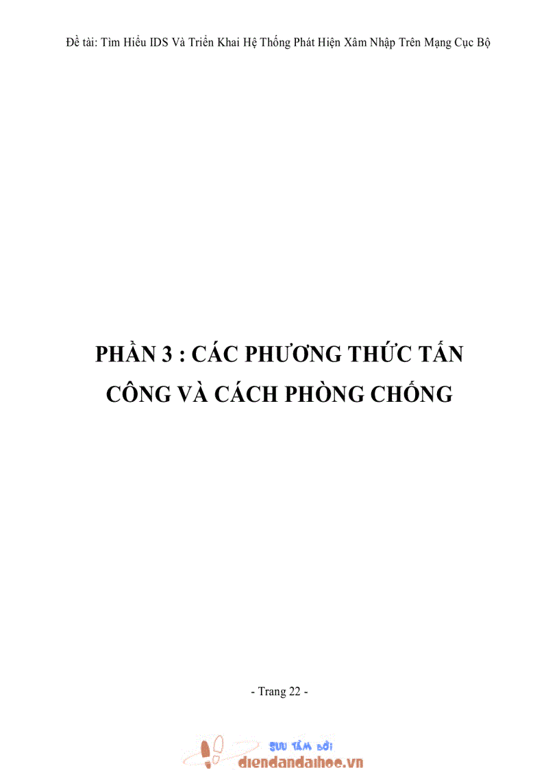 image for page Tìm Hiểu IDS Và Triển Khai Hệ Thống Phát Hiện Xâm Nhập Trên Mạng Cục Bộ