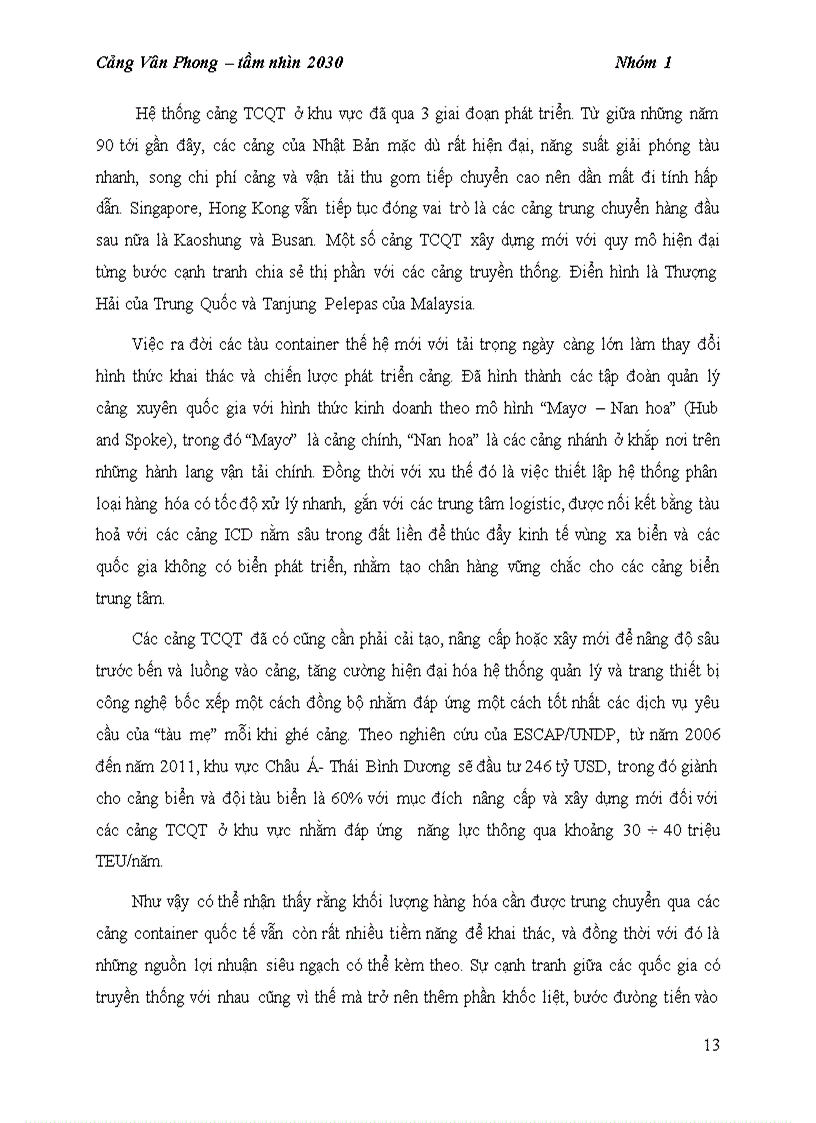 image for page Cảng Trung chuyển container quốc tế Vân Phong và tầm nhìn 2030