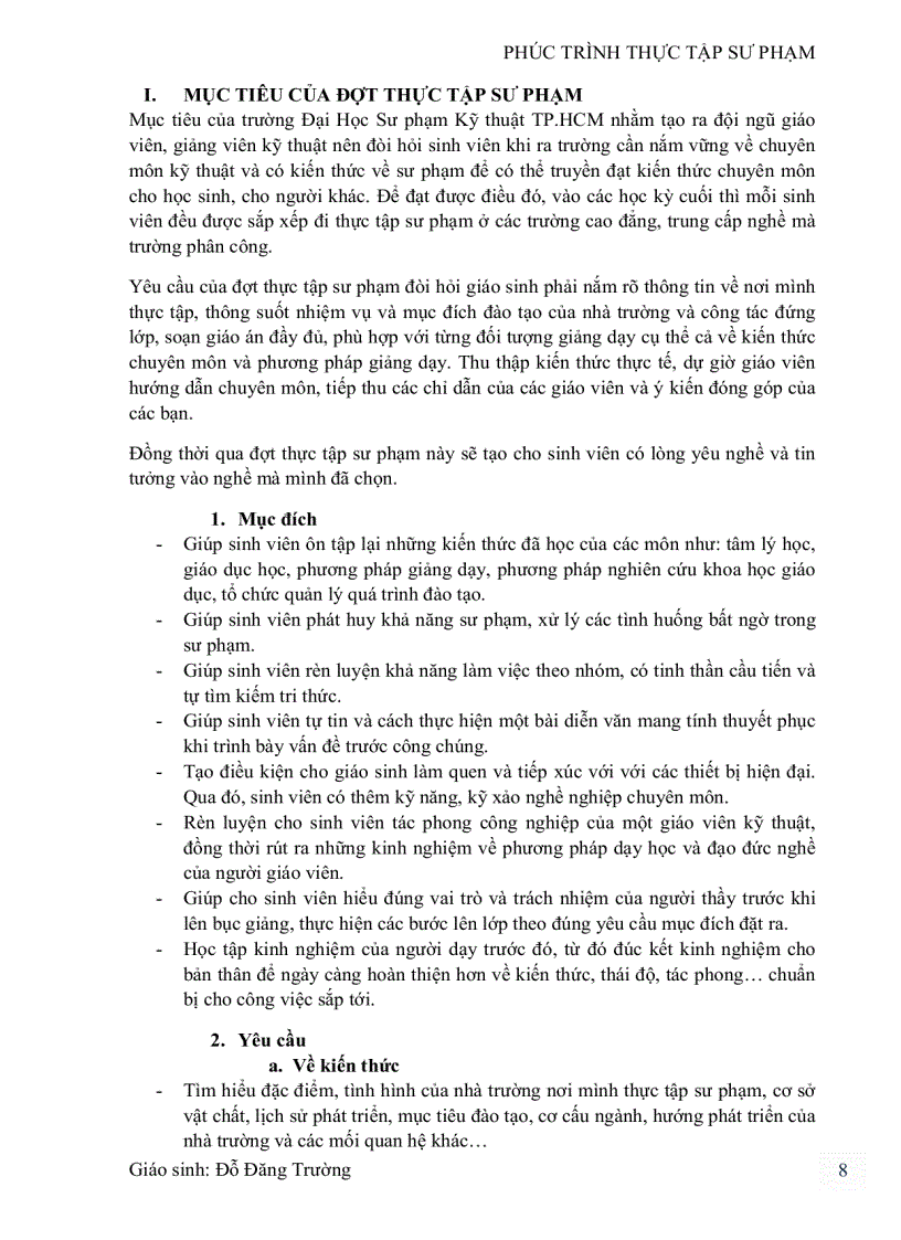 image for page Phúc trình thực tập sư phạm trường trung cấp nghề Thủ Đức