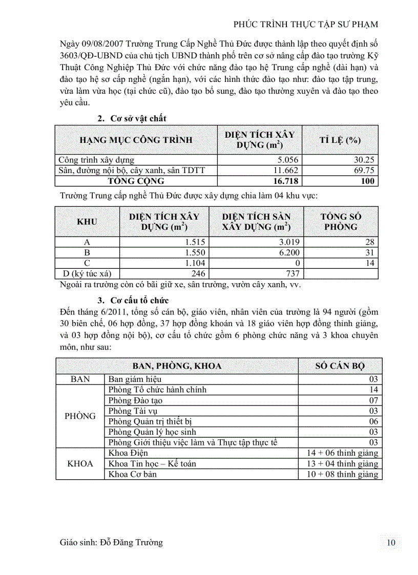 image for page Phúc trình thực tập sư phạm trường trung cấp nghề Thủ Đức