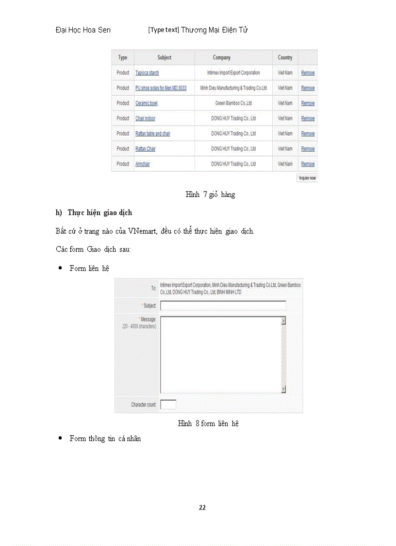 image for page Phân tích hoạt động của sàn giao dịch TMDT B2B Vnemark