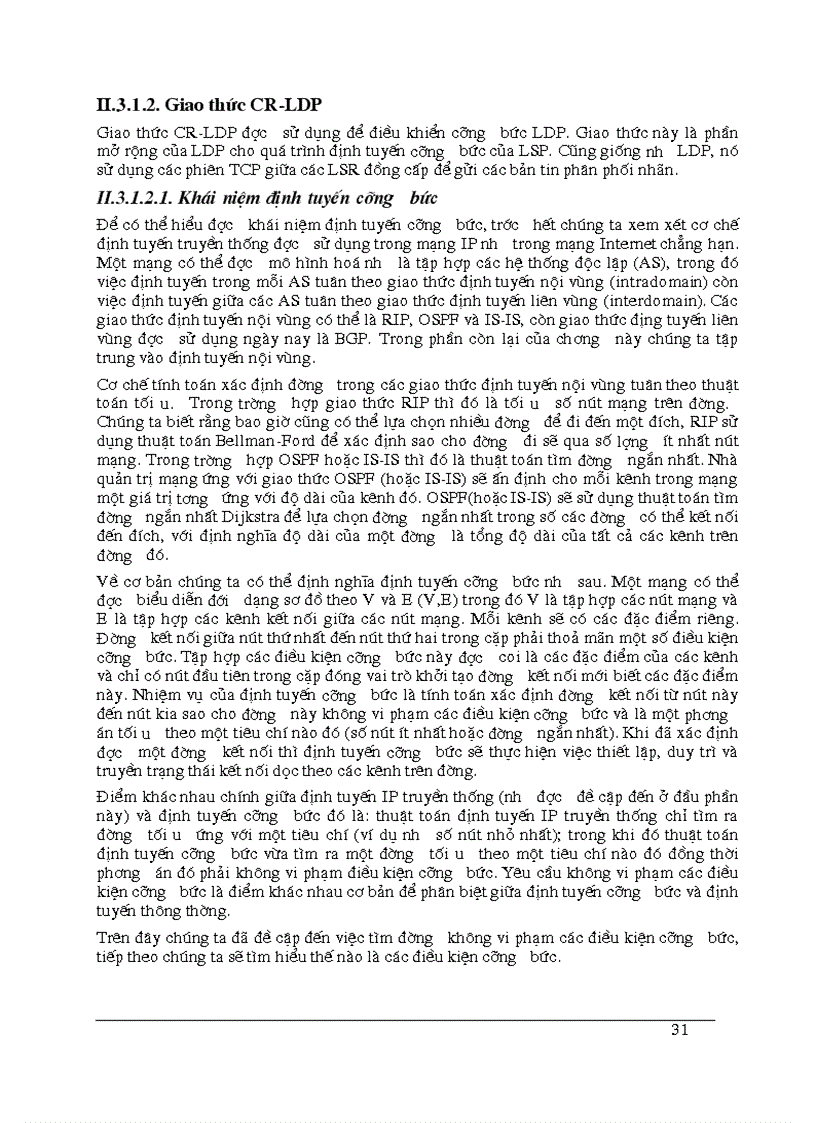 image for page Ứng dụng của MPLS trong mạng VPN và Khả năng ứng dụng MPLS trong mạng Viễn thông của Tổng công ty BCVT Việt nam