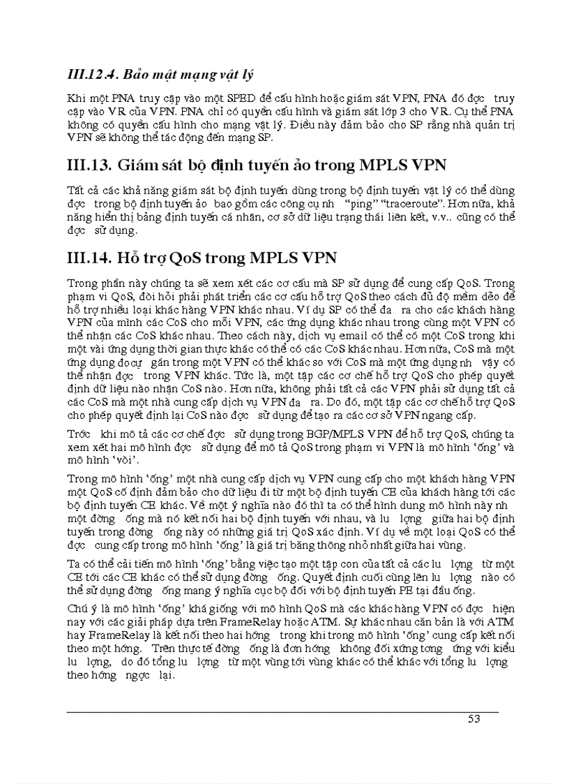 image for page Ứng dụng của MPLS trong mạng VPN và Khả năng ứng dụng MPLS trong mạng Viễn thông của Tổng công ty BCVT Việt nam