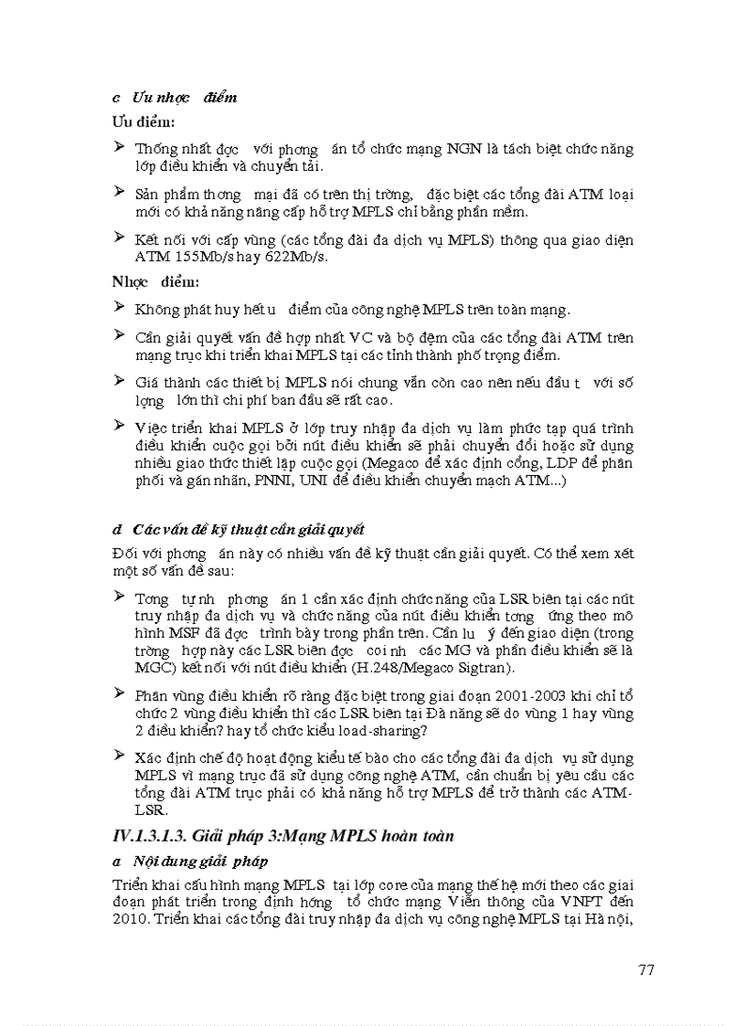 image for page Ứng dụng của MPLS trong mạng VPN và Khả năng ứng dụng MPLS trong mạng Viễn thông của Tổng công ty BCVT Việt nam