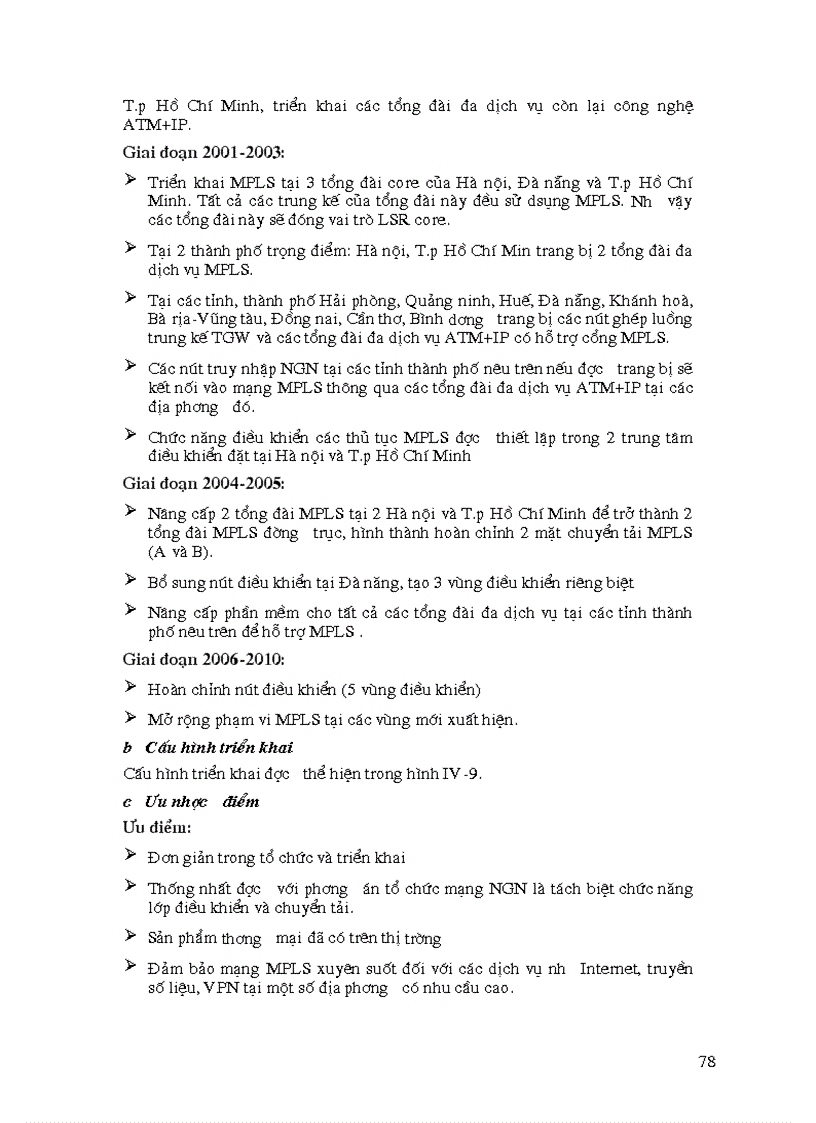 image for page Ứng dụng của MPLS trong mạng VPN và Khả năng ứng dụng MPLS trong mạng Viễn thông của Tổng công ty BCVT Việt nam