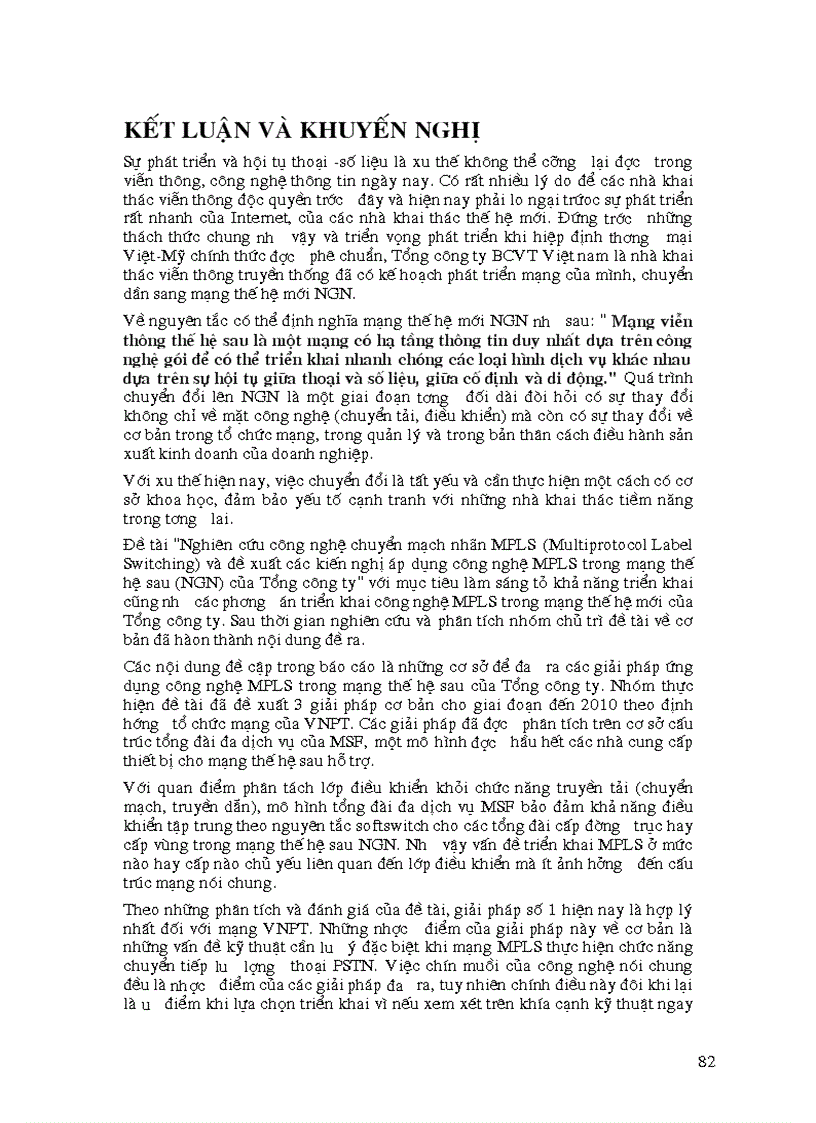 image for page Ứng dụng của MPLS trong mạng VPN và Khả năng ứng dụng MPLS trong mạng Viễn thông của Tổng công ty BCVT Việt nam
