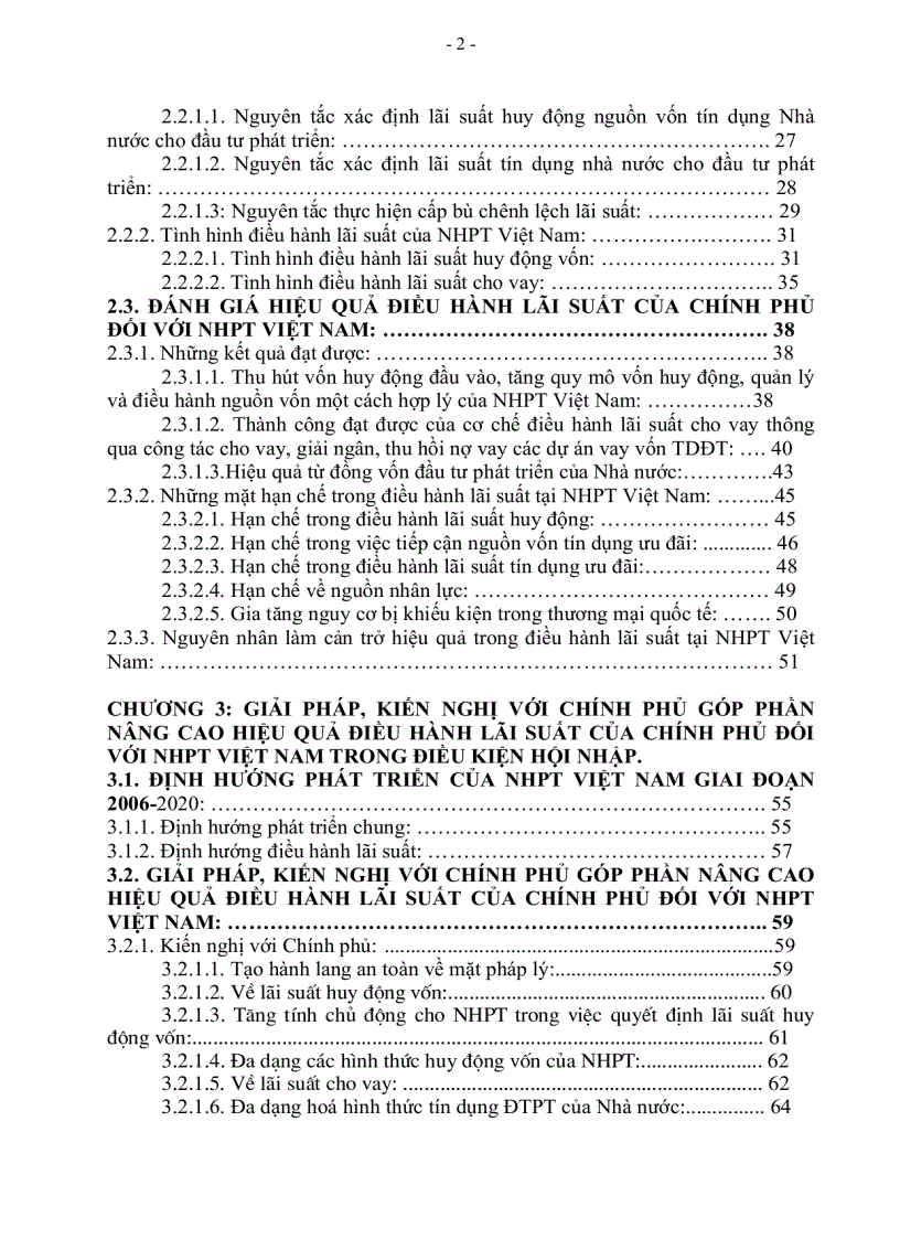 image for page Giải pháp nâng cao hiệu quả điều hành lãi suất của Chính phủ đối với Ngân hàng Phát triển Việt Nam trong điều kiện hội nhập