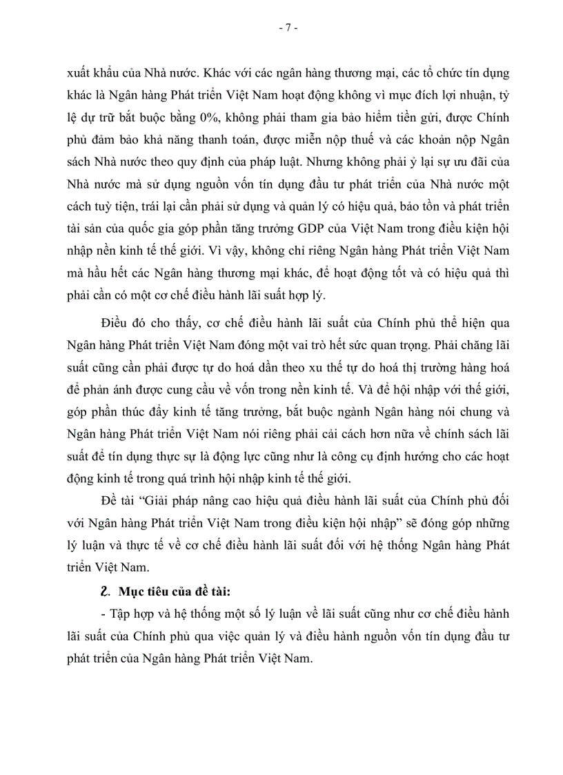 image for page Giải pháp nâng cao hiệu quả điều hành lãi suất của Chính phủ đối với Ngân hàng Phát triển Việt Nam trong điều kiện hội nhập