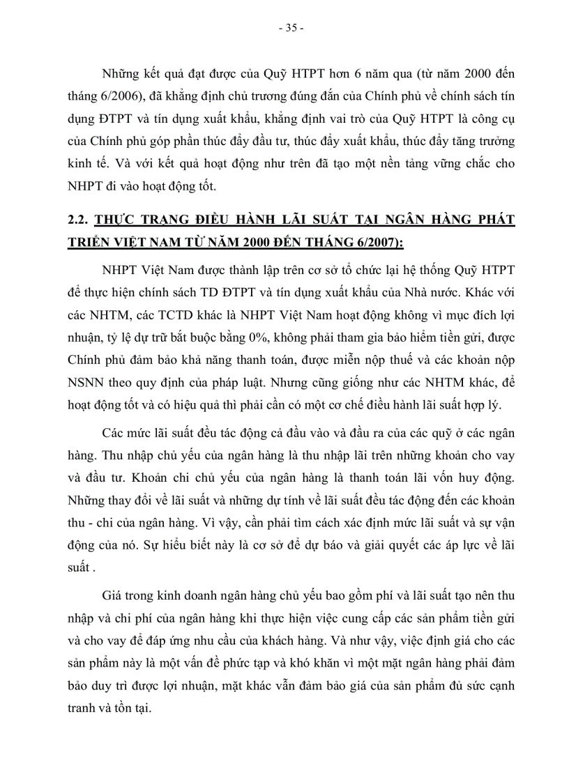 image for page Giải pháp nâng cao hiệu quả điều hành lãi suất của Chính phủ đối với Ngân hàng Phát triển Việt Nam trong điều kiện hội nhập