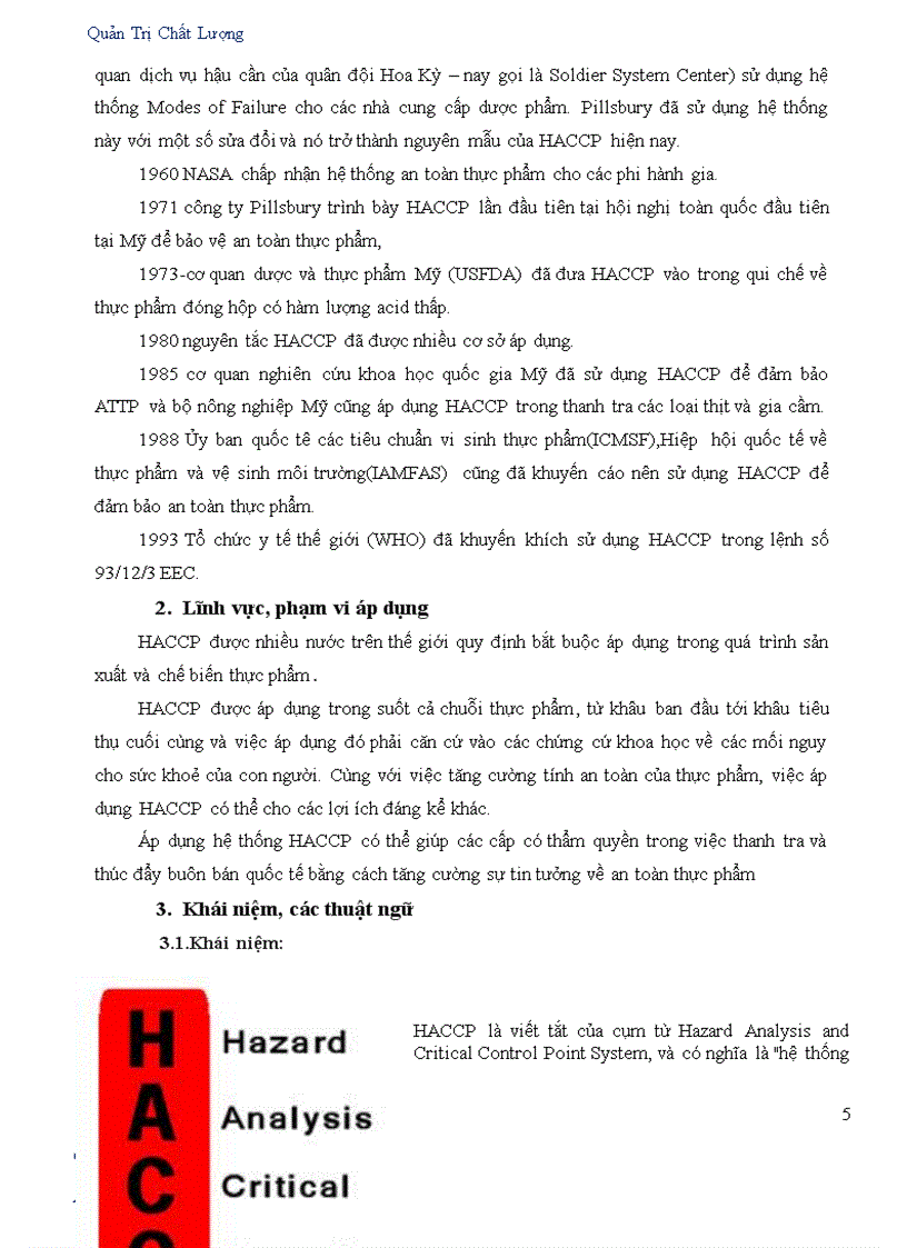 image for page Haccp và thực trang áp dụng