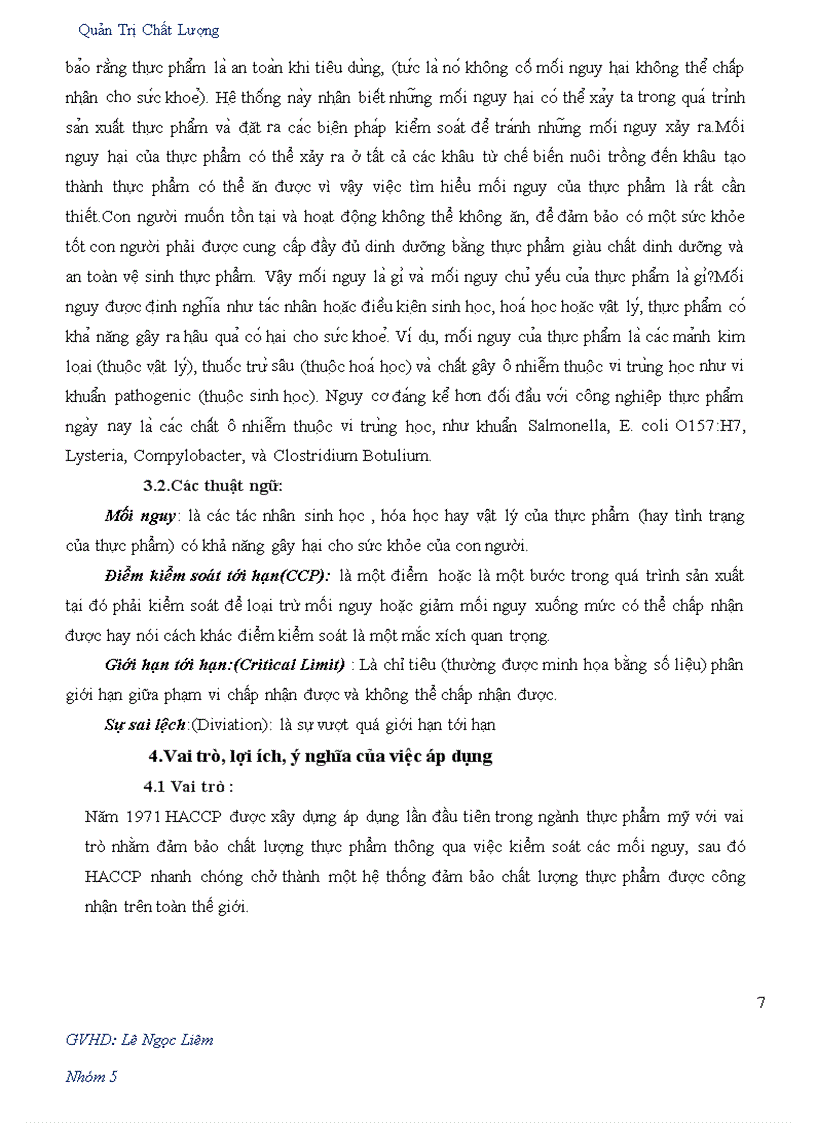 image for page Haccp và thực trang áp dụng