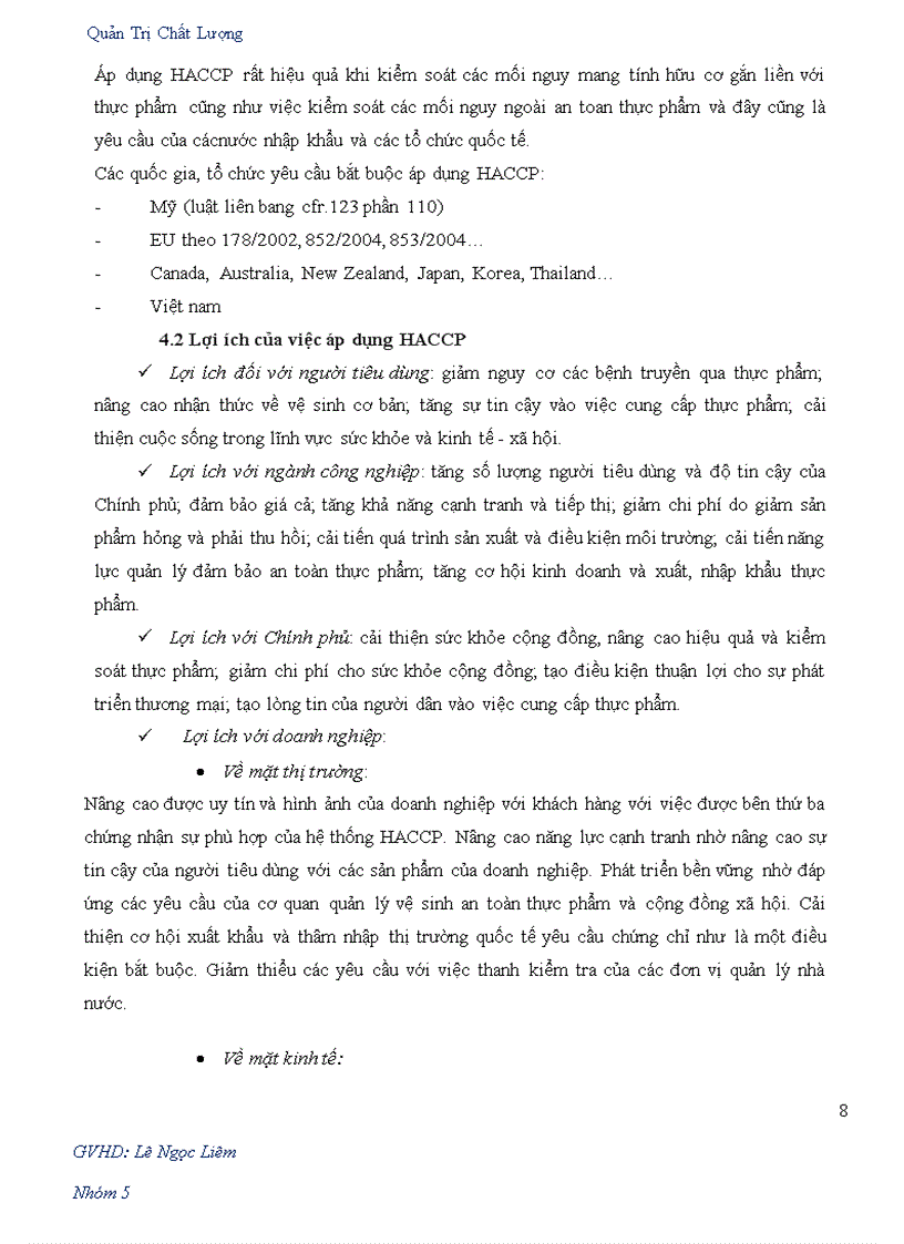 image for page Haccp và thực trang áp dụng