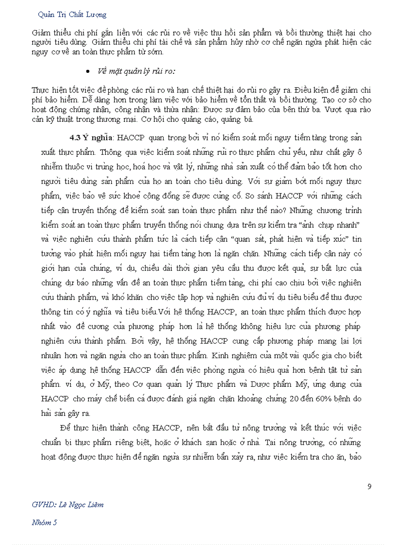 image for page Haccp và thực trang áp dụng