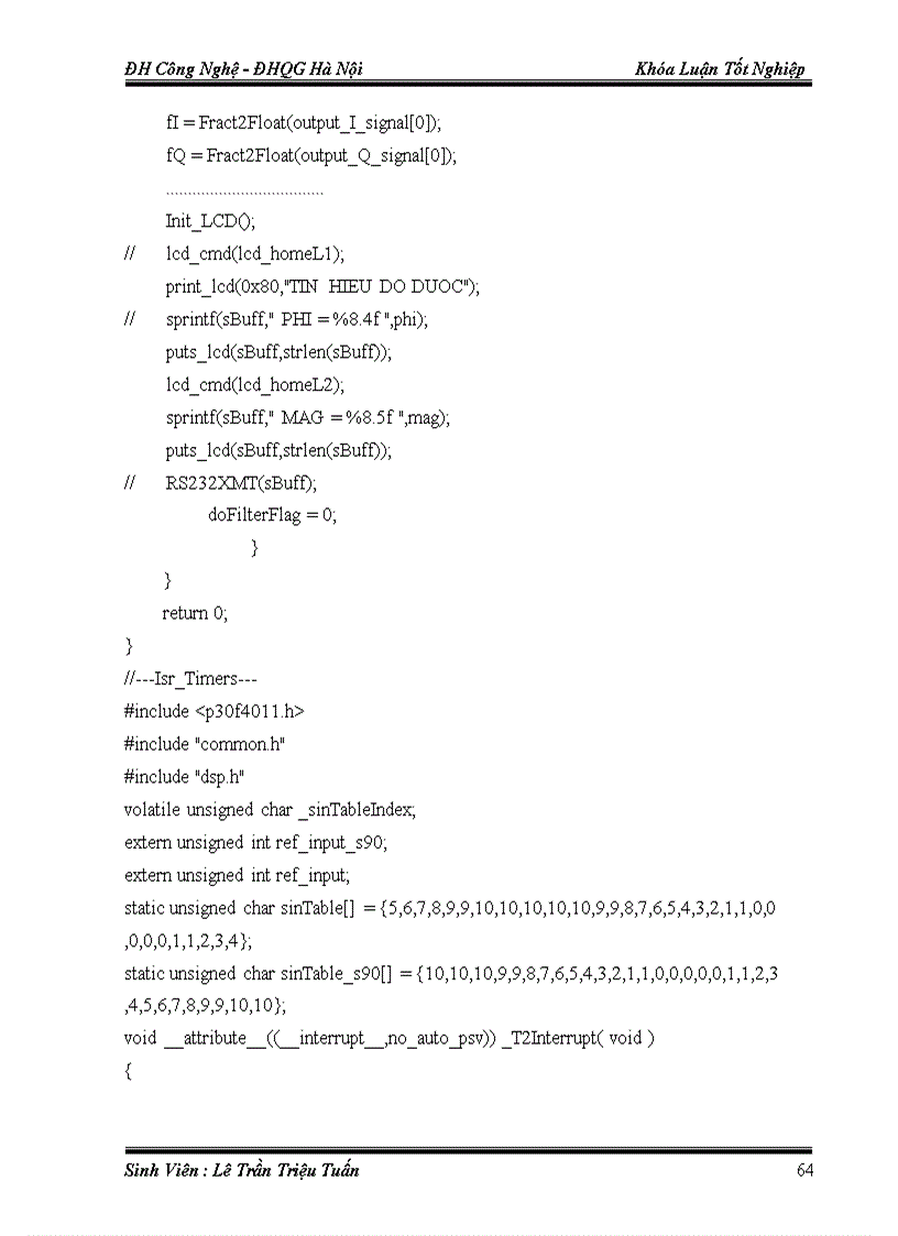 image for page Thiết kế một bộ khuyếch đại lock in số dựa trên vi điều khiển DsPic