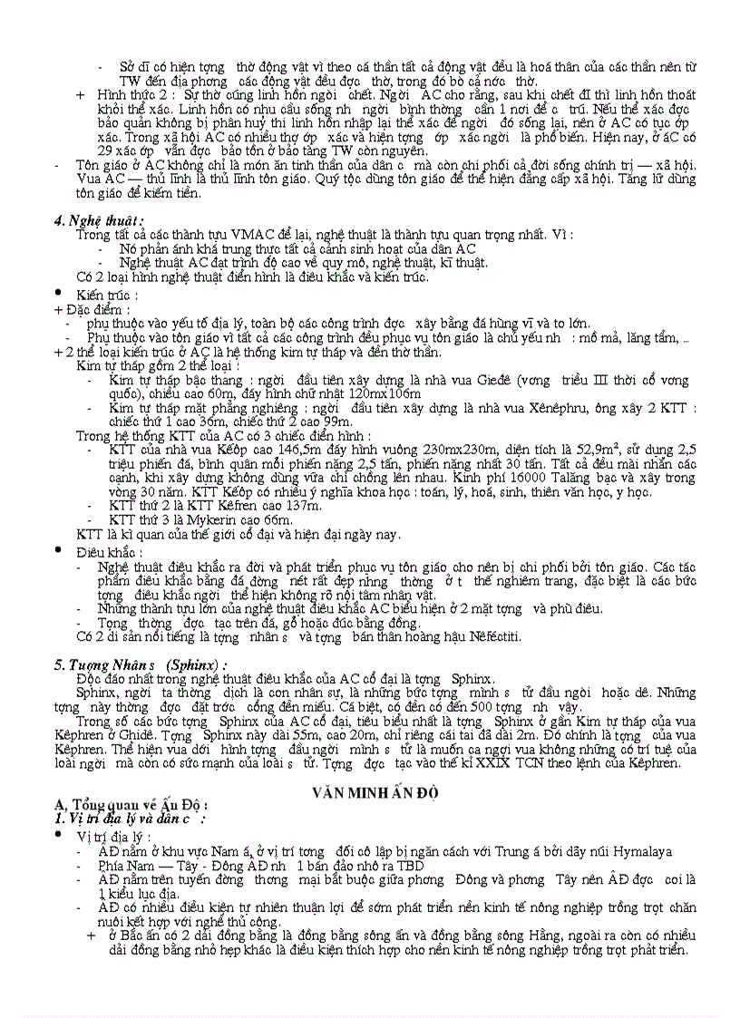 image for page Đề cương môn văn minh ai cập