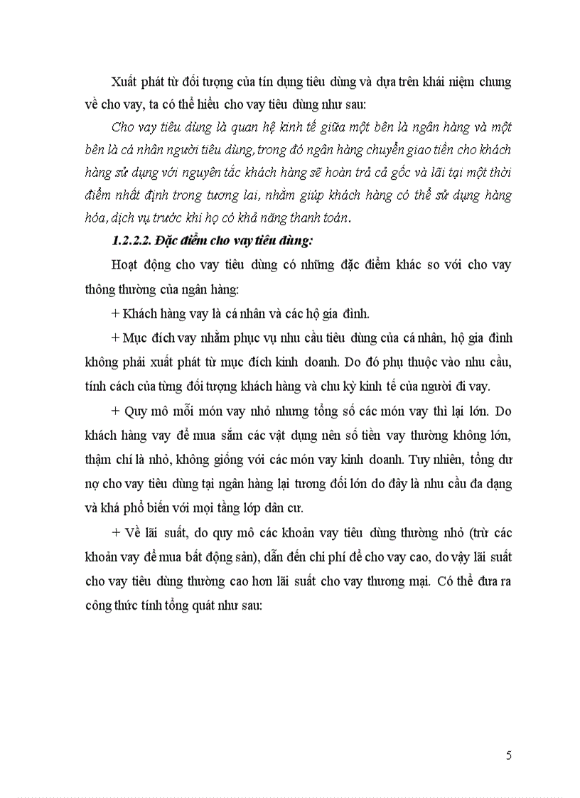 image for page Giải pháp mở rộng cho vay tiêu dùng tại Ngân Hàng Nông nghiệp và phát triển nông thôn Thăng Long