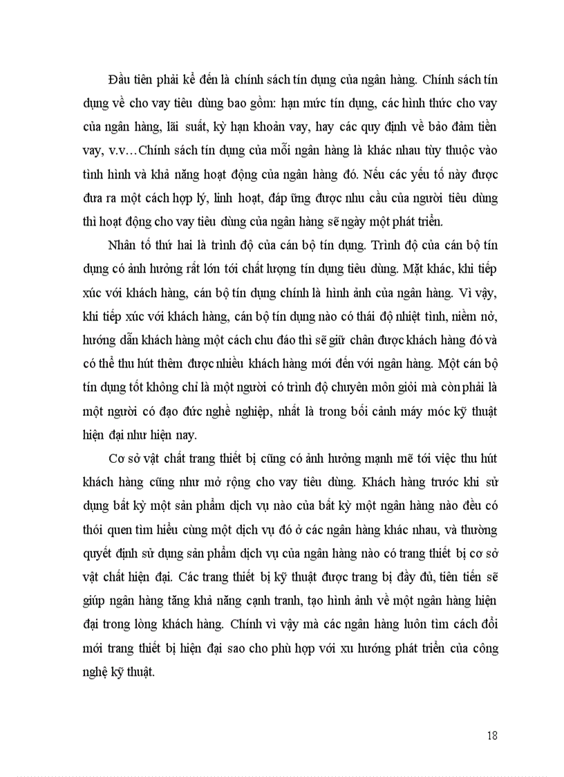 image for page Giải pháp mở rộng cho vay tiêu dùng tại Ngân Hàng Nông nghiệp và phát triển nông thôn Thăng Long