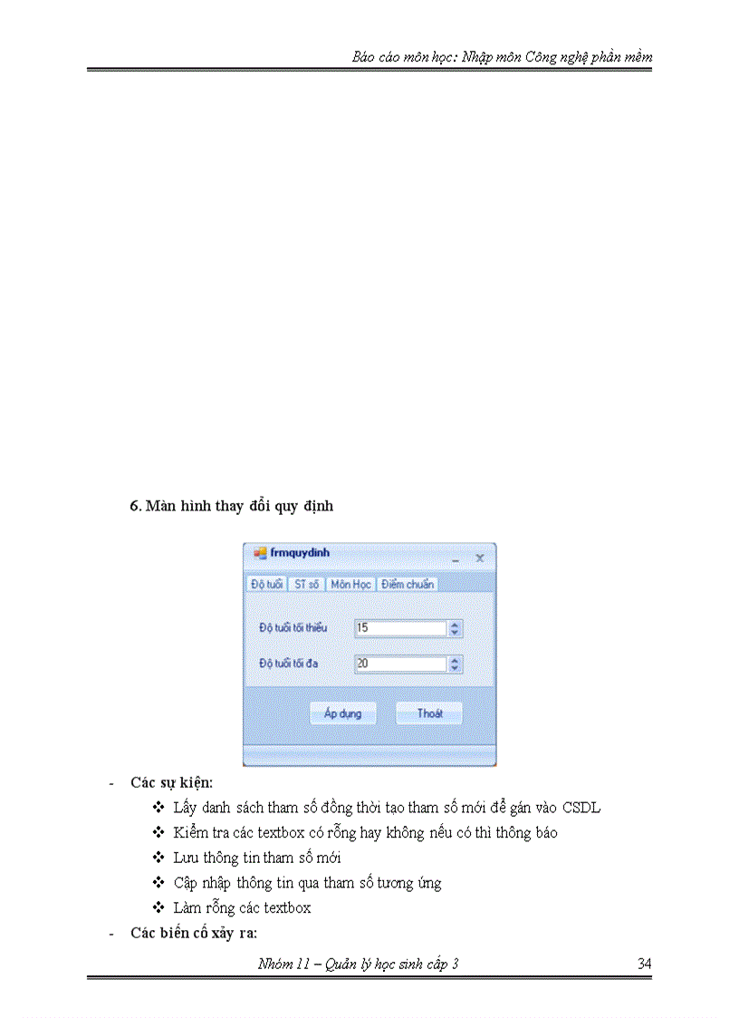 image for page Báo cáo phân tích và thiết kế hệ thống phần mềm quản lý học sinh cấp 3