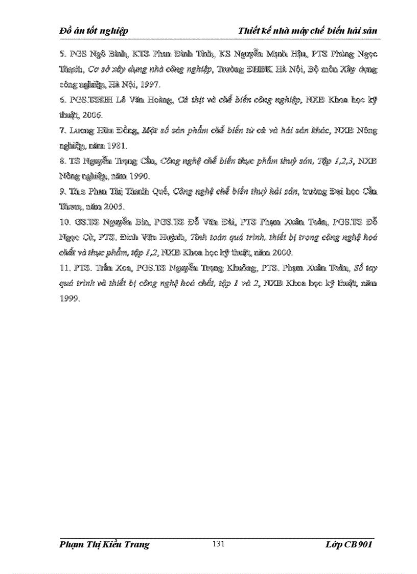 image for page Thiết kế và xây dựng nhà máy chế biến hải sản gồm hai dây chuyền sản xuất