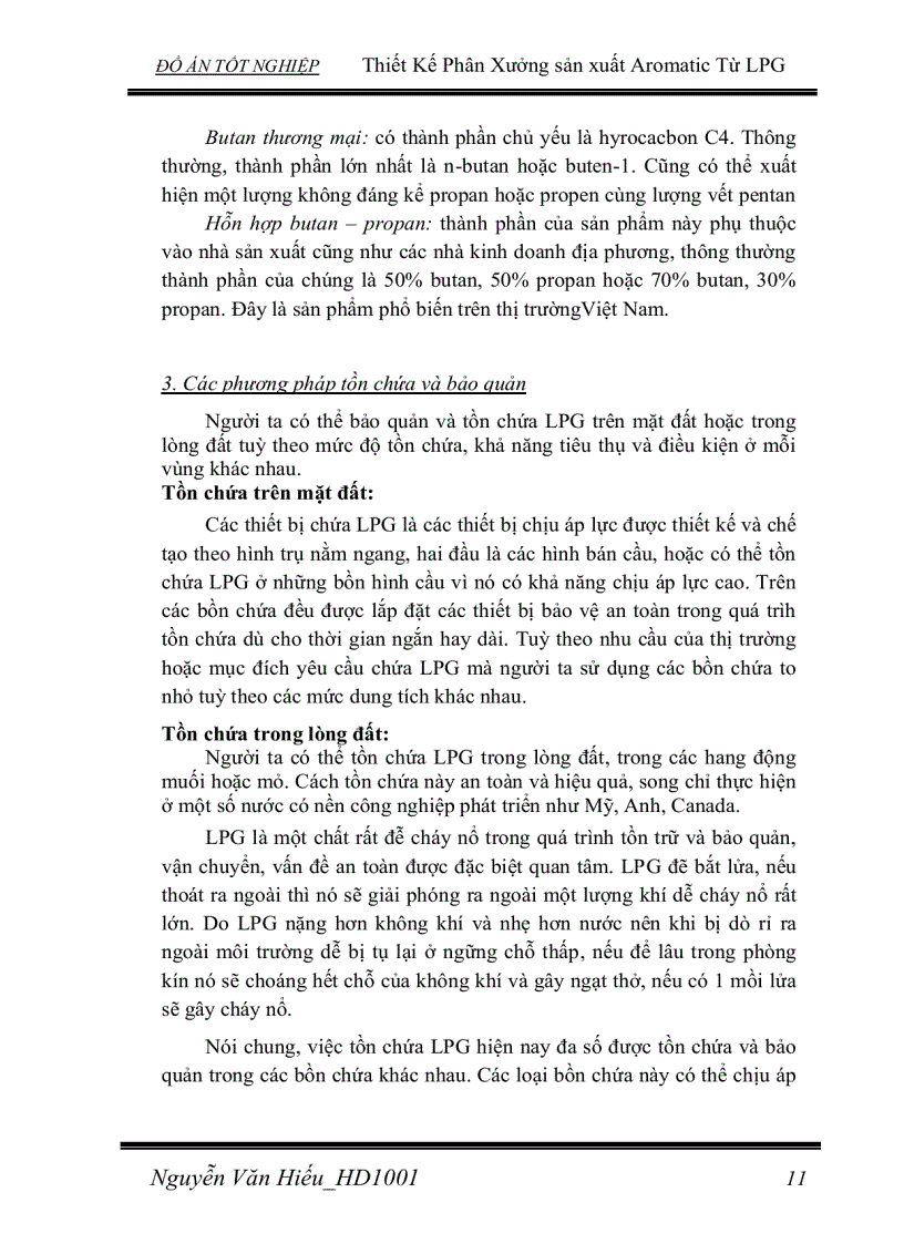 image for page Thiết Kế Phân Xưởng sản xuất Aromatic Từ LPG