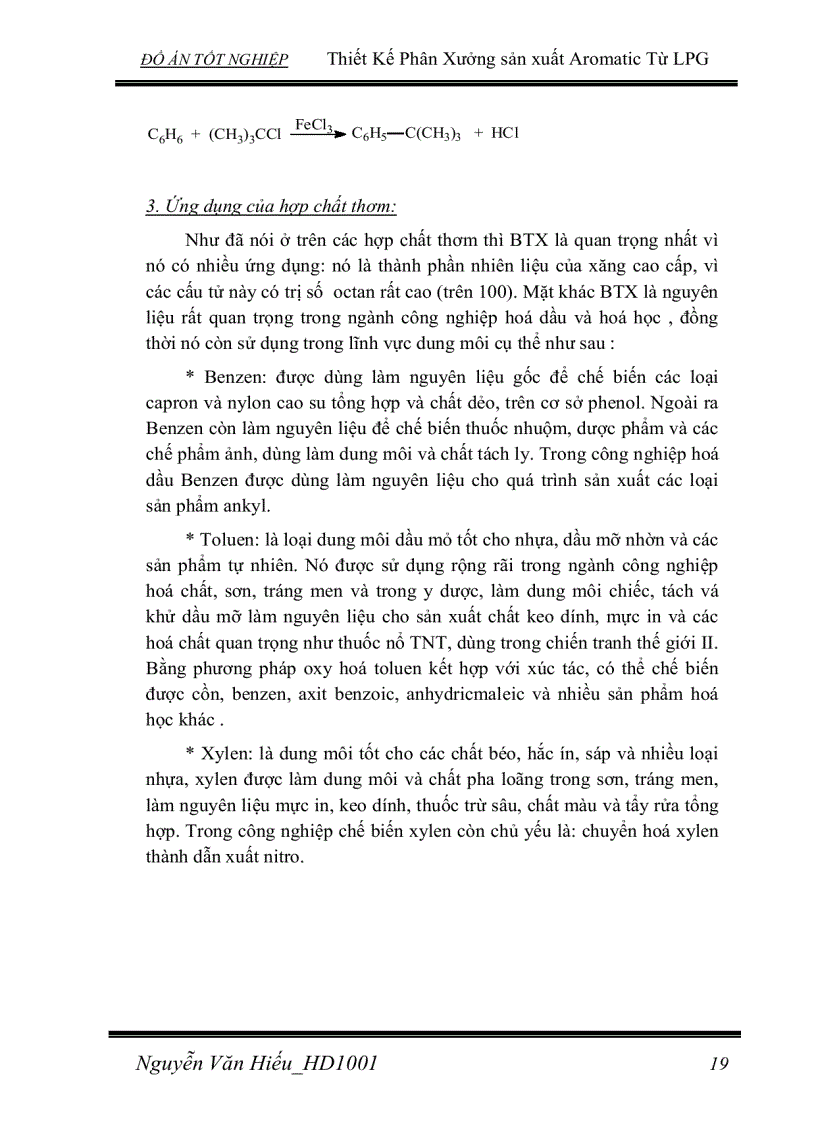 image for page Thiết Kế Phân Xưởng sản xuất Aromatic Từ LPG