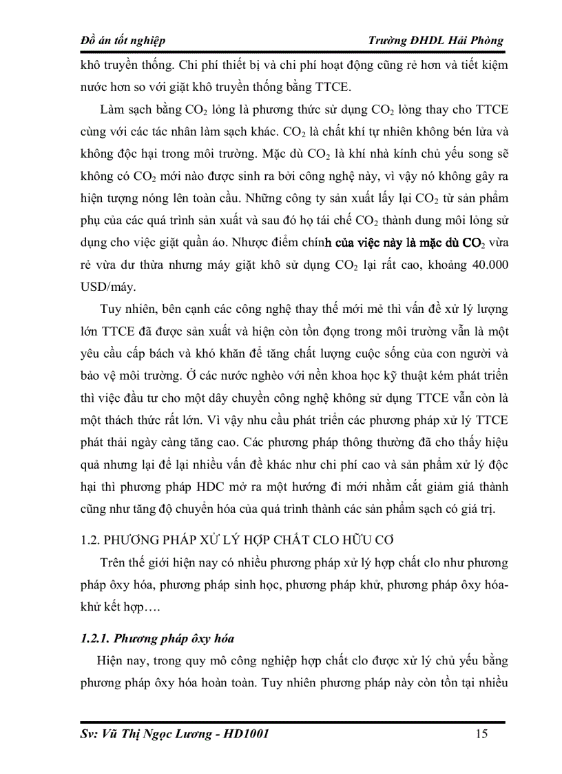 image for page Nghiên cứu xử lý hợp chất Clo hữu cơ bằng quá trình Hydrodeclo hóa trên xúc tác sử dụng y Al2O3 làm chất mang