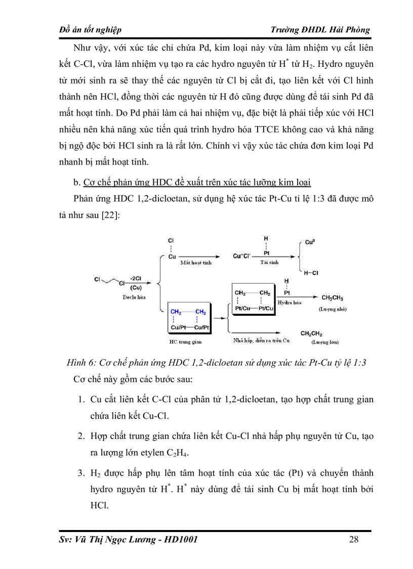 image for page Nghiên cứu xử lý hợp chất Clo hữu cơ bằng quá trình Hydrodeclo hóa trên xúc tác sử dụng y Al2O3 làm chất mang