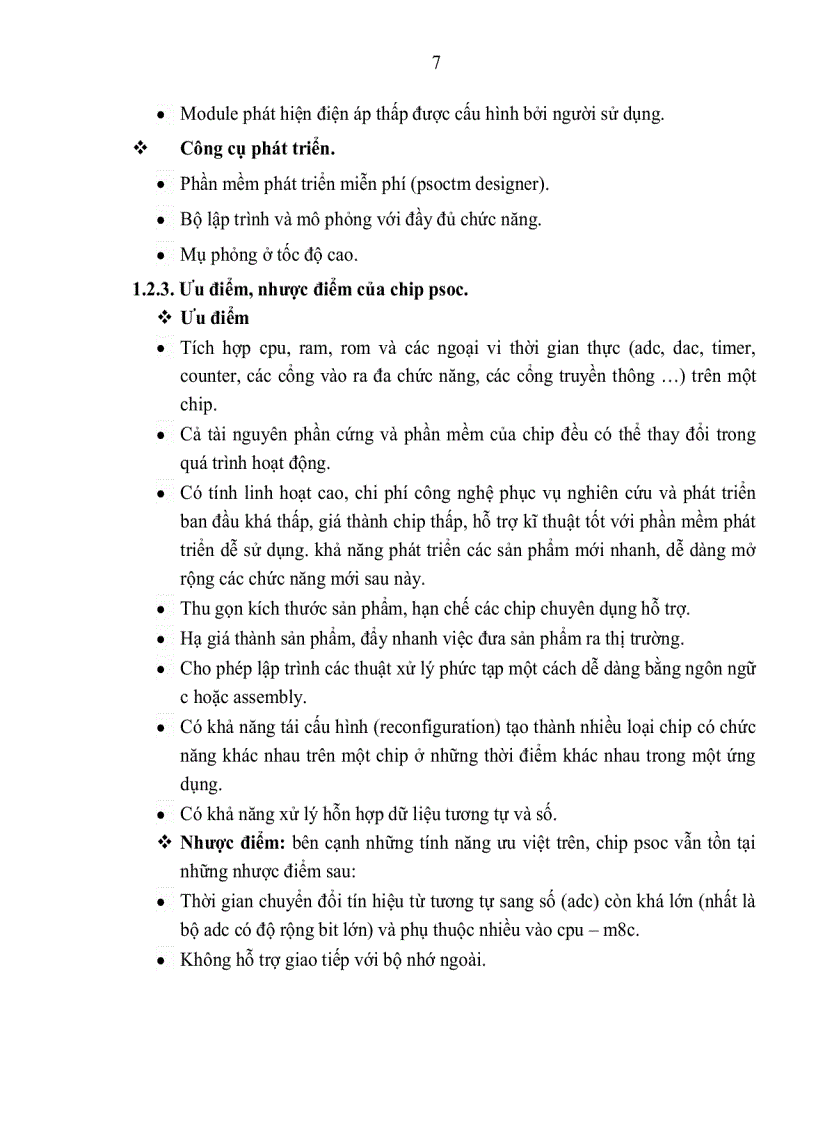 image for page Nghiên cứu thiết kế và xây dựng hệ thống truyền đông điện động cơ một chiều điều chỉnh tốc độ dùng bộ điều khiển vạn năng sử dụng vi điều khiển PSOC