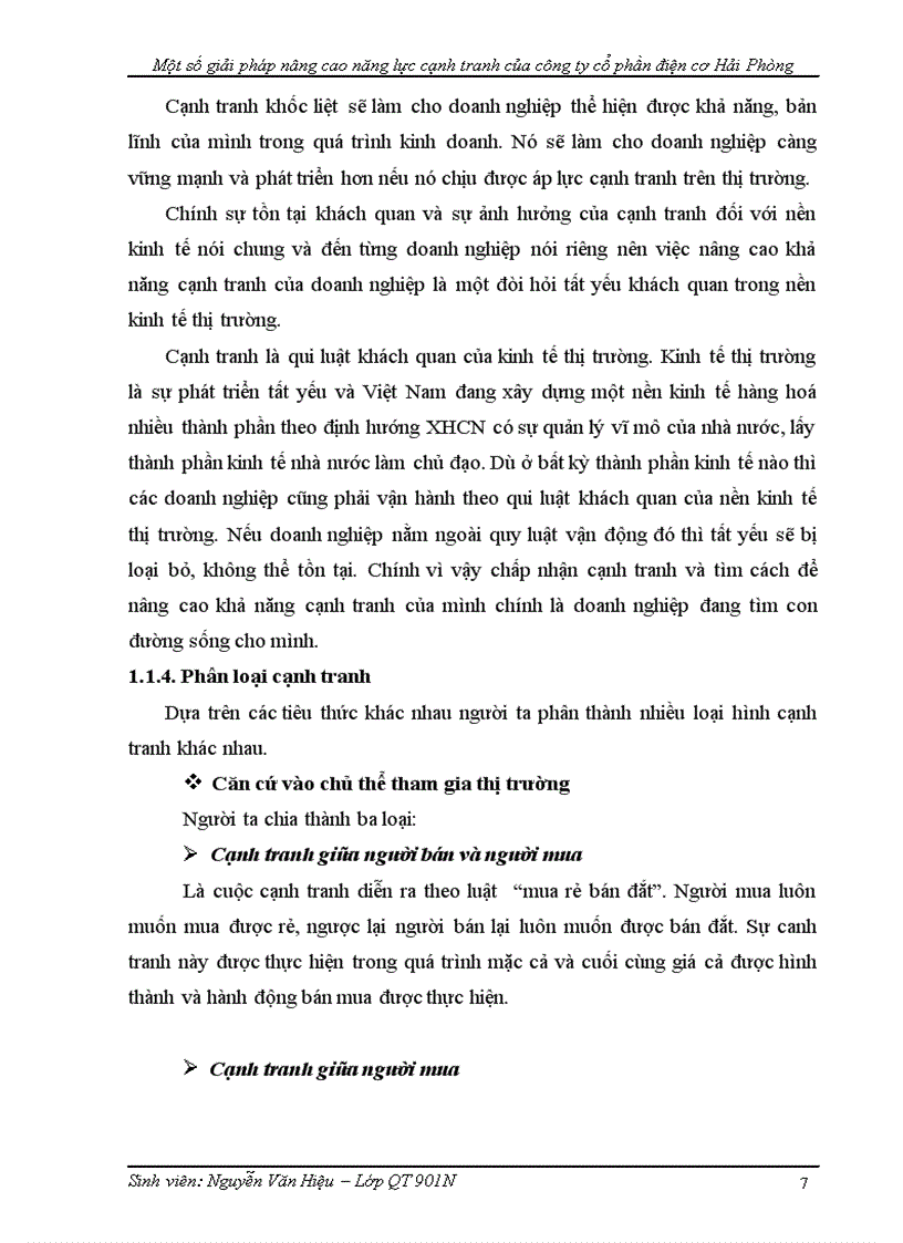 image for page Một số giải pháp nhằm nâng cao năng lực cạnh tranh của Công ty Cổ Phần Điện Cơ Hải Phòng