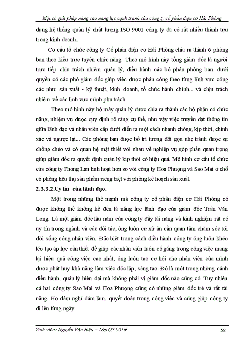 image for page Một số giải pháp nhằm nâng cao năng lực cạnh tranh của Công ty Cổ Phần Điện Cơ Hải Phòng