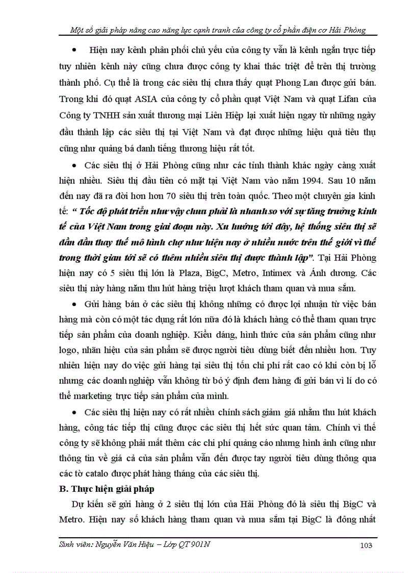 image for page Một số giải pháp nhằm nâng cao năng lực cạnh tranh của Công ty Cổ Phần Điện Cơ Hải Phòng
